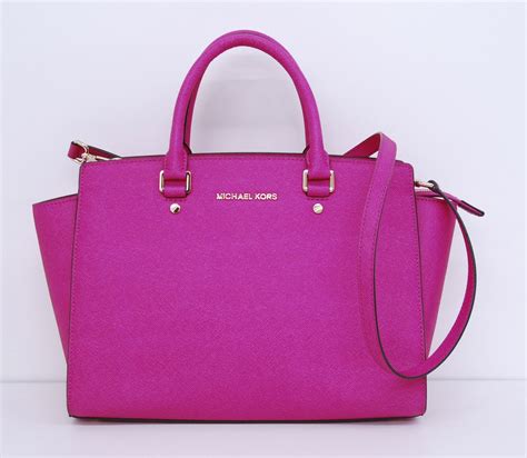 michael kors bright pink handbags|michael kors hot pink handbags.